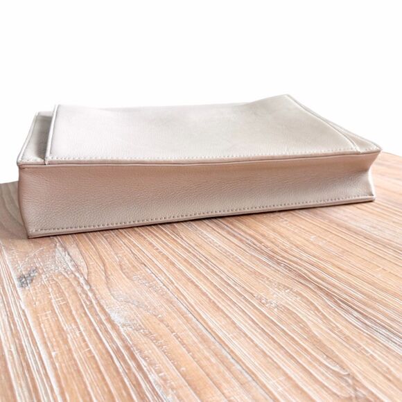 TAH Angelina Marie Portland Oregon The Envelope Oscar Leather Shoulder Bag Blush - Picture 5 of 11